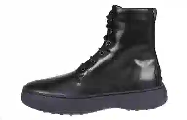 TOD'S Leather Ankle Boots Black