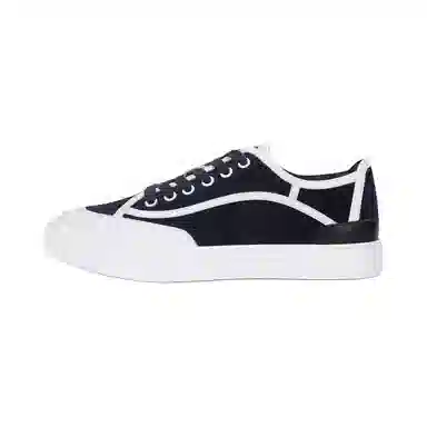 Hermes Get Suede Low Sneakers Blue White