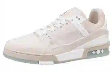 Louis Vuitton Trainer Classic Mesh Logo White Denim