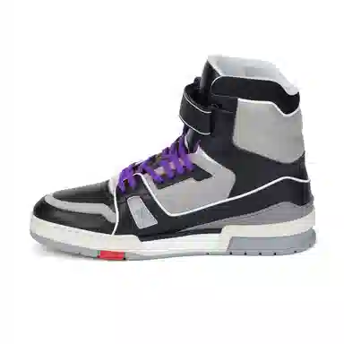 Louis Vuitton Trainer High Top Grey Black