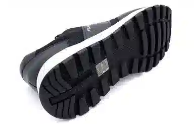 Prada Logo Print Sneakers Black