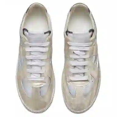 Maison Margiela Replica Low Top Sneakers Silver