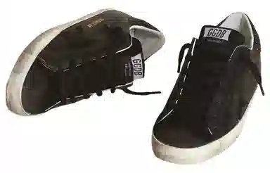 Golden Goose Low Top Sneakers Black Vintage