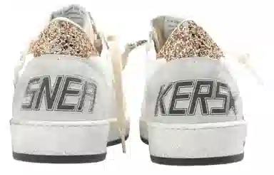 Golden Goose Ball Star Low Top Sneakers White Black