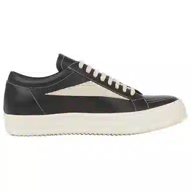 Rick Owens Low-Top Black White