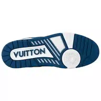 Louis Vuitton Trainer White Blue