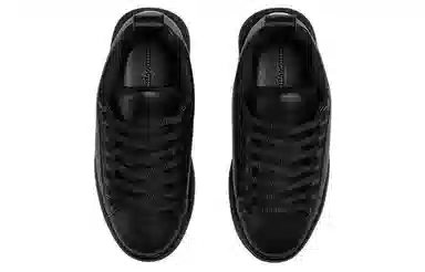 Bottega Veneta Low Top Leather Sneakers Black