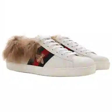 Gucci Ace Wool Embroidered Bee