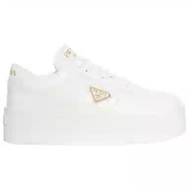 Prada Low Top Lace-Up Sneakers White