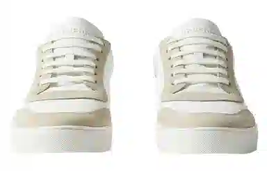Burberry Low-Top Sneakers White Brown