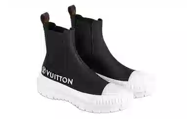 Louis Vuitton Squad High-Top Black White