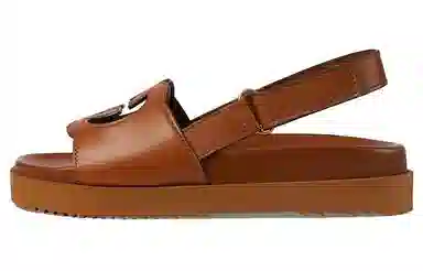 Gucci Interlocking Sandals Brown
