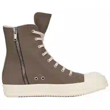 Rick Owens DRKSHDW High-Top Canvas Brown