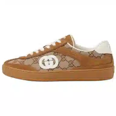 Gucci Brown Low-Top Sneakers
