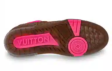 Louis Vuitton Trainer Pink Brown