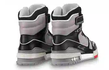Louis Vuitton Trainer High Top Grey Black