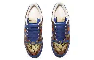 Gucci Low-Top Sneakers Blue Yellow