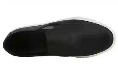 Gucci Leather Slip-On Sneakers Black