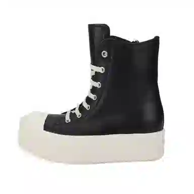 Rick Owens High Top Sneakers Black