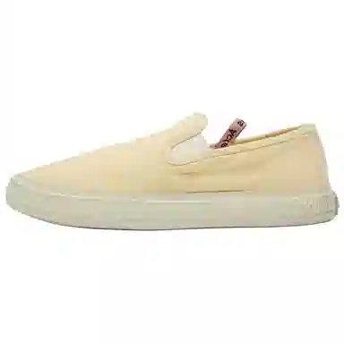 Acne Studios Ballow Round Toe Logo Sneakers Light Yellow