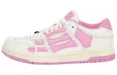 AMIRI Skel-Top Low Pink White