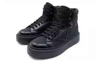 Prada High-Top Sneakers Black