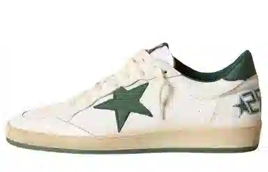 Golden Goose Ball Star White Green