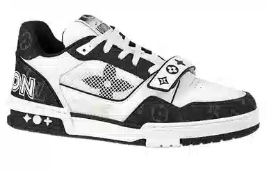 Louis Vuitton Trainer Mid Black White