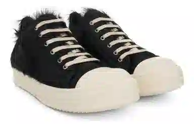 Rick Owens Low Top Sneakers Black