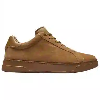 Coach Highline Round Toe Low Top Sneakers Brown