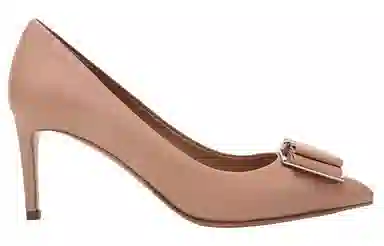FERRAGAMO Zeri 70 Double Bow Pump