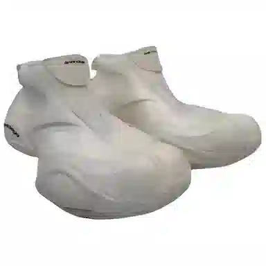 Balenciaga Basketball Mid Zip Sneakers Off-White