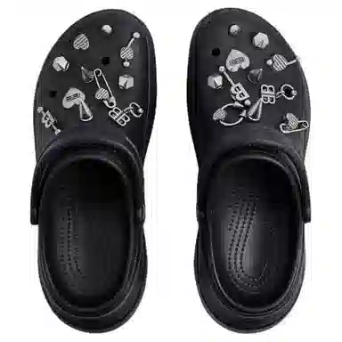 Balenciaga x Crocs Jibbitz Platform Clog Black