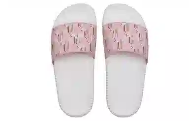 Lanvin Slides Pink White