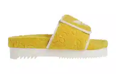 Gucci GG Yellow Slides