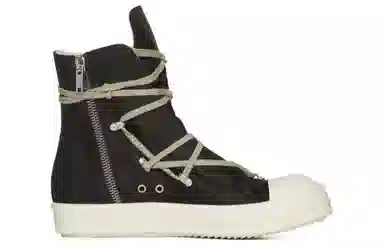 Rick Owens High-Top Sneakers Black