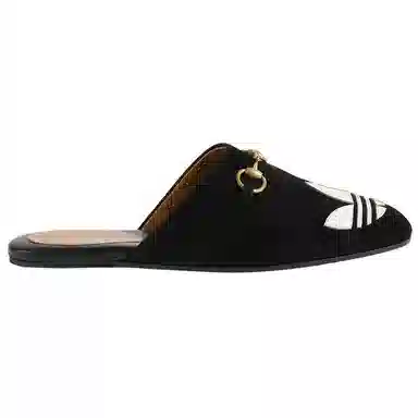 adidas x Gucci Trefoil Slipper Black