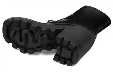 Gucci Leather Ankle Boots Black