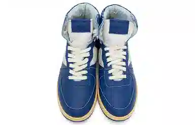 RHUDE High Top Blue White