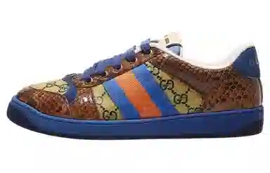 Gucci Low-Top Sneakers Blue Yellow