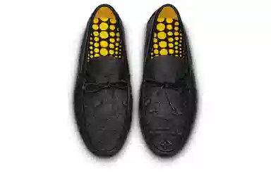 Yayoi Kusama x Louis Vuitton Driver Moccasin Black Yellow