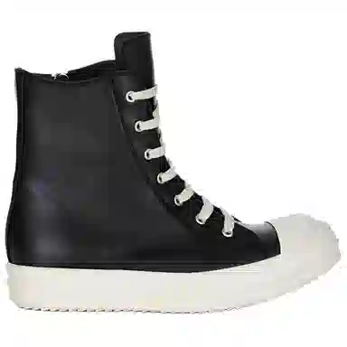 Rick Owens High Top Sneakers Black