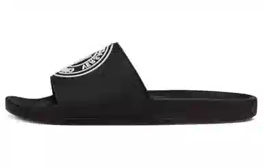 Versace Jeans Rubber Flat Slide Black