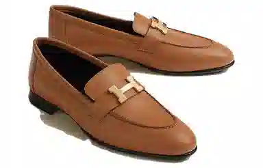 Hermes Loafers Brown