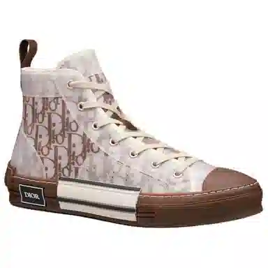 Dior B23 High-Top Sneakers Coffee
