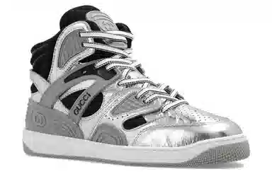 Gucci Basket High-Top Black Silver
