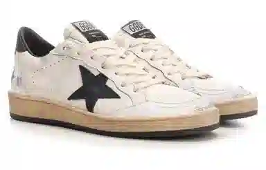 Golden Goose Ball Star White Black