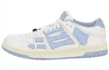 AMIRI Skel-Top Low Blue White