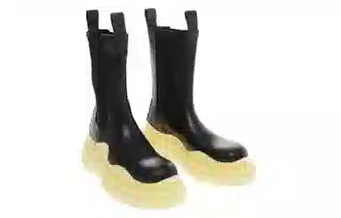 Bottega Veneta Tire Black Yellow