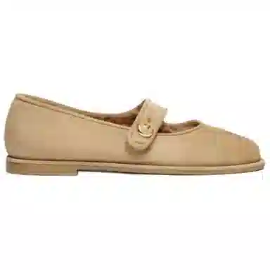 CHANEL 25B Mary Jane Beige